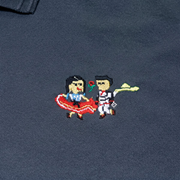 Playera tipo Polo, Caballero, Jarabe Mixteco, Talla Extra Grande