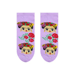 Frida con tocado de flores (Tines)