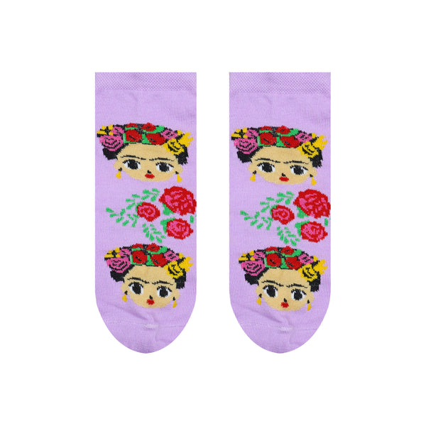 Frida con tocado de flores (Tines)