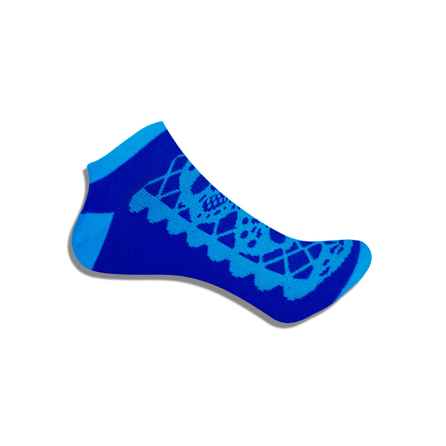 Papel picado, calaveritas (Azul, Tines)