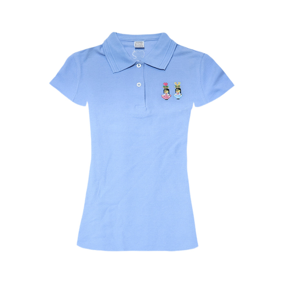 Playera tipo Polo, Dama, Chinas Oaxaqueñas, Talla Chica