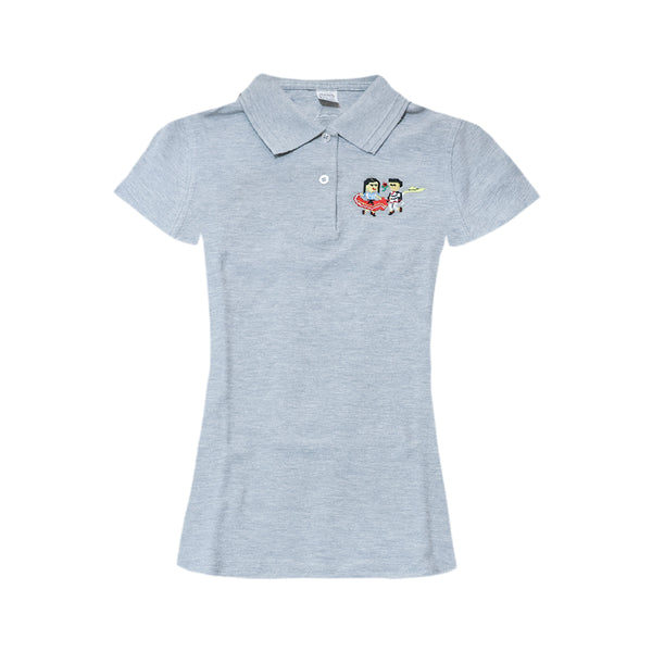 Playera tipo Polo, Dama, Jarabe Mixteco, Talla Chica