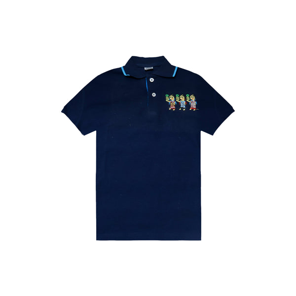 Playera tipo Polo, Infantil, Flor de Piña, Talla Grande