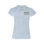 Playera tipo Polo, Dama, Flor de Piña, Talla Mediana