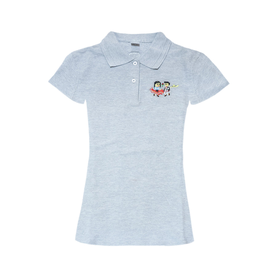 Playera tipo Polo, Dama, Jarabe Mixteco, Talla Mediana