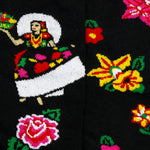 Tehuana y Flores