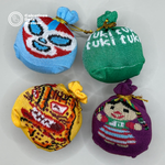 Esferas calcetín navideño, (PACK 4 piezas)