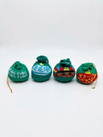 Esferas calcetín navideño, (PACK No.2)