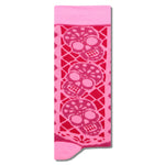 Papel picado, calaveritas (Rosa)